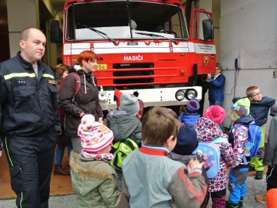 Návštěva Hasičského záchranného sboru Rakovník, 15.11.2018