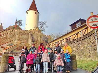 2015-12-17 Předvánoční výlet na hrad Křivoklát (MŠ)