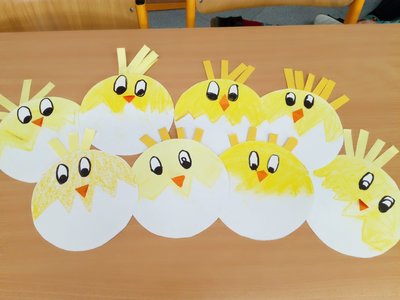Jarní tvoření ve II. oddělení ŠD