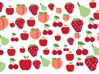 Kolik druhů ovoce je na obrázku, spočítej kolik kusů je od každého z nich